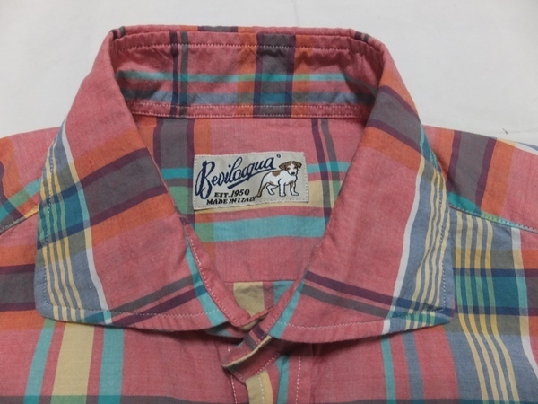 Bevilacquaのマドラスチェックシャツ: MIDDLEAGE散財日記