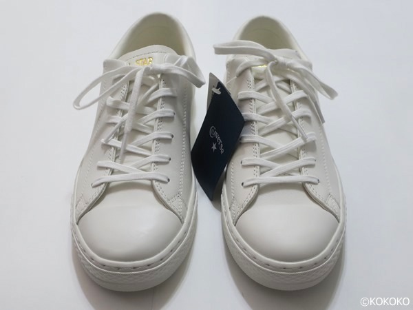 CONVERSE LEATHER ALL STAR COUPE OX WHITE: MIDDLEAGE散財日記