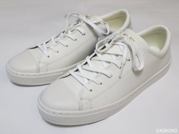 CONVERSE LEATHER ALL STAR COUPE OX WHITE: MIDDLEAGE散財日記